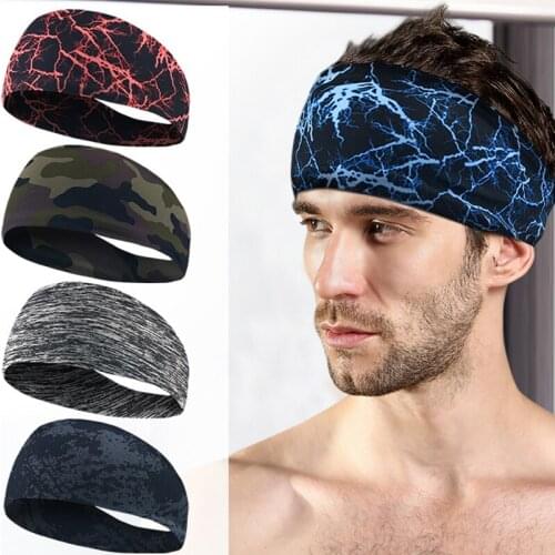 Lyca Absorbent Cycling Yoga Sport Sweat Headband Men Sweatband For Men and Women Yoga Hair Bands Head Sweat Bands Sports Safety