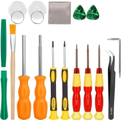GTBL 17 In1 Professional Full Security Screwdriver Game Bit Repair Tool Kit For Nintendo Switch/Joycon, New 3Ds And Nintendo Wii