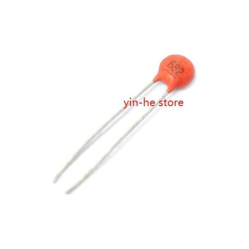 Ceramics capacitors 682 6.8 NF 6800 pf 50 v disk ceramic dielectric capacitors 100PCS