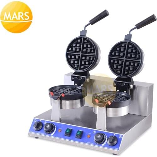 Kitchen Appliances Electric Waffle Maker Machine Double Plates Non Stick Waffle Pan Maker Stainless Steel Waffle Baking Mold