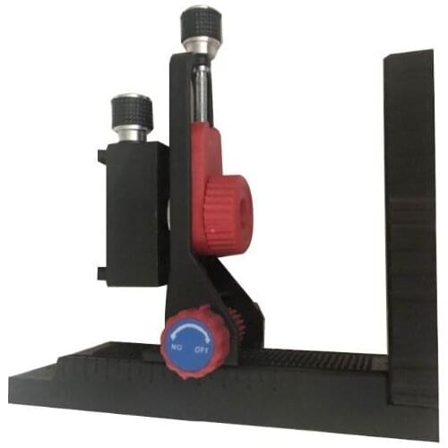 L Type Shape Level Measuring Bracket Instrument Gradienter Ceiling Wall Electronic Laser Adjustable Height Metal Attracted