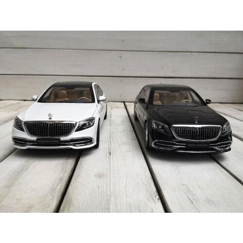 Almost Real 1/18 For Benz Maybach S CLASS S650 2019 Diecast CAR MODEL TOY Gifts Collection Display Black/White/Silver Metal