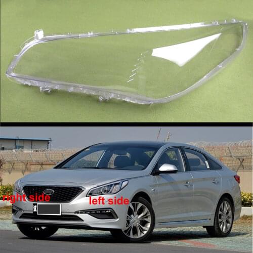 Lampshade Headlamp Cover Shell Transparent Lampshade Headlight Cover Glass Lens For Hyundai Sonata 2015 2016