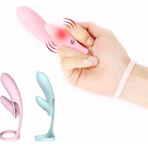 Finger Sleeve Vibrator Sex Toys For Women G Spot Massage Vagina Clitoris Stimulator Female Masturbator Lesbian Adult Products