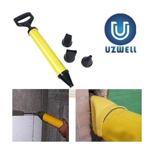 Caulking Gun Mayitr Pointing Brick Grouting Mortar Sprayer Applicator Tool for Cement lime With 4 Nozzles