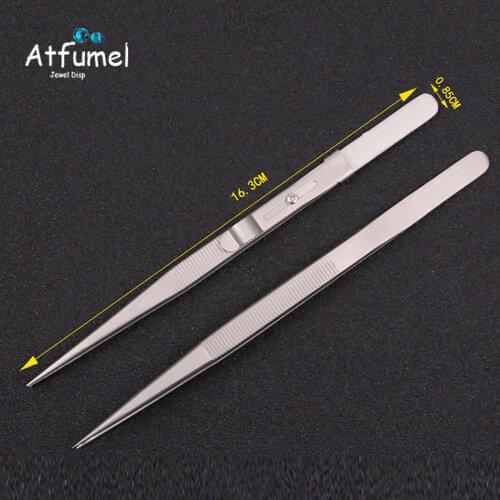 Precision Slide Lock Anti Static Tweezers Adjustable Diamond Tweezers Electronic Component Tools Stone Diamond Jewelry Tweezer