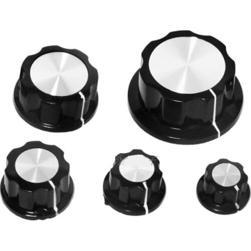5PCS Knobs for potentiometer MF-A01/A02/A03/A04/A05 cap 6MM hole 20*12 23*13 28*15 33*16 45*20mm knob potentiometers