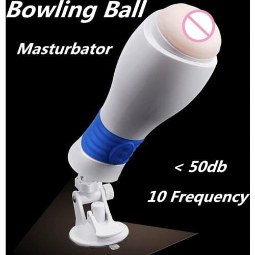 Bowling Ball Multi-angle Sexual Toy Multifrequency Jumping Eggs Vibrate The Male Sex Toy Powerful Suction Artificial Vagina