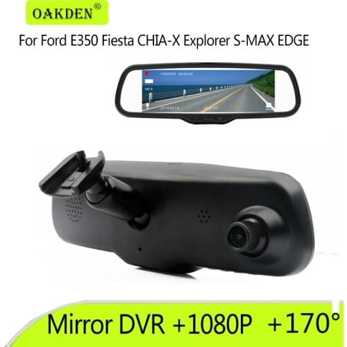 1080P Special Car DVR Bracket Rear View Mirror Monitor Dual Camera Recorder For Ford E350 Fiesta Chia-x Explorer S-Smax Edge