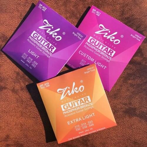 Ziko DP Phosphor Bronze Series Acoustic guitar strings Bright rich tone guitar accessories parts