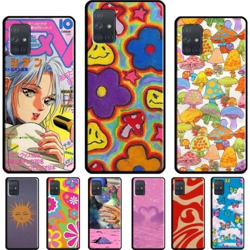 Vintage Aesthetic Phone Case For Samsung Galaxy A52 A12 A32 A72 A20e A21S A20S A50 A70 A11 A31 A41 A51 A71