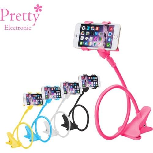 360 Rotating Mobile Phone Holder Universal Lazy Bracket High Quality Long Arm Flexible Adjustable stand For Bed Desk Table