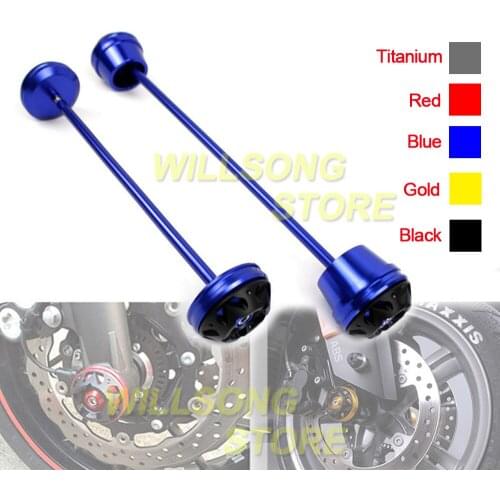 Front/Rear Wheel Protector Axle Fork Crash Slider For YAMAHA MT/FZ/FJ 09 MT09 TRACER Motorcycle Accessories Falling Protection