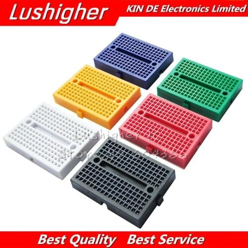 2PCS PCB SYB-170 Mini Solderless Prototype Breadboard 170 Tie-points PCB Test Board