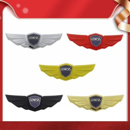 3D Genesis Coupe Wing for 2009-2014 Genesis car Hood Fender trunk Rear Bonnet Nameplate Decal Emblem Badge Sticker