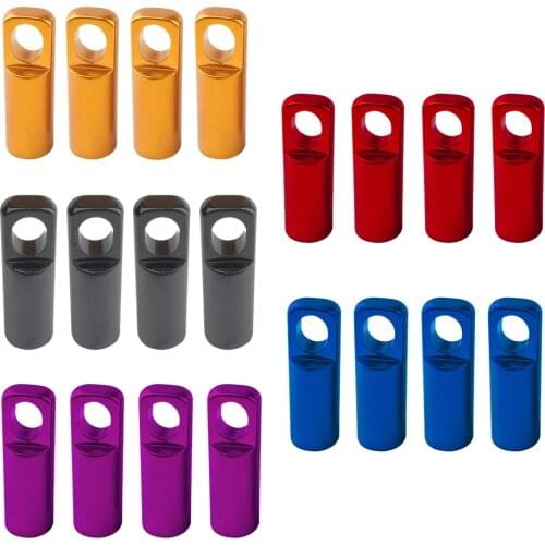 4pcs Tire Presta Valve Cap Wheel Aluminum Alloy Valve Dust Covers Protector Biking Portable Dustproof Cycling Part