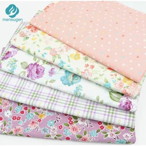 50cm*160cm Floral Printed Cotton Fabric For Patchwork Quilting Dresses Sewing Baby BeddingTextile And Needlework Crafts Material