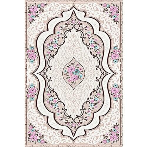 Abstract Line And Ottoman Pattern Floral Pattern Digital Printed Carpet High Quality Bright Colors New Rugs Livingroom Kidsroom