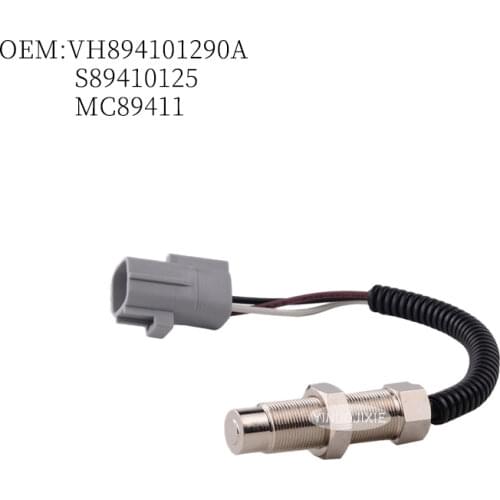 New speed sensor S894101290 is suitable for Kobelco excavator SK200/210-8/J05E/J08E engine speed sensor OE:S8941-01290 MC89411