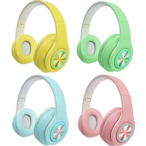 Noise-Canceling Wireless Headset Bluetooth 5.0 Foldable Head-Mounted Sports Wireless Headset Stereo Microphone Headset