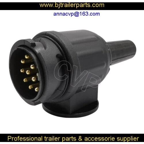 CVP 13 Pin trailer European plug socket tow bar connector towing electric plug trailer parts accessories