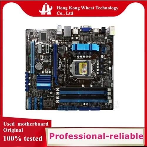 For ASUS P7P55-M Motherboard Socket LGA 1156 DDR3 P55 Original Desktop Mainboard Used Mainboard