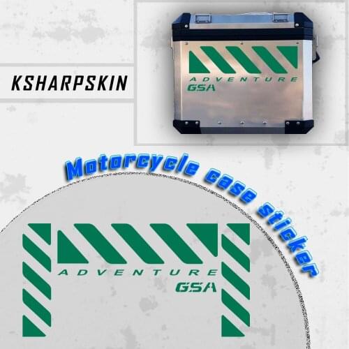 For BMW R 1200GS R1250 GS F 850GS F750GS Universal Motorcycle Top Side Tail Box cases panniers Aluminium Luggage Sticker decals