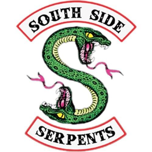 Double Head Snake Patches Applique Iron On Transfer Green Color Patch For Coat Jacket Eco-friendly T-shirt Stickers