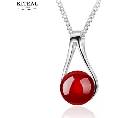 KITEAL Hot sale! Girl necklaces pendants Water drop pendant zircon water-drop colar feminino accessories