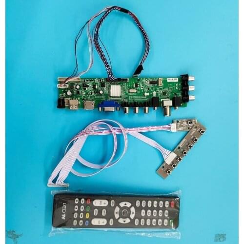 Kit For HSD089IFW1-D00/HSD089IFW1-C00 1024X600 controller board digital VGA LED HDMI remote DVB-T2 40pin WLED Signal TV LVDS USB