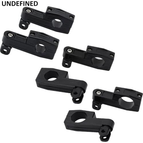 25 32 38mm Square Long Engine Guard Bar Bracket Foot Pegs Mount Kits For Harley Dyna Softail Sportster Touring for Honda GL1500
