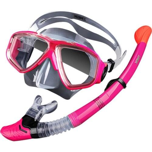 Scuba Diving Full Face Mask Swimming Underwater Tube Anti Fog Goggles Respiratory Scuba Snorkeling Diving Professional Equipment