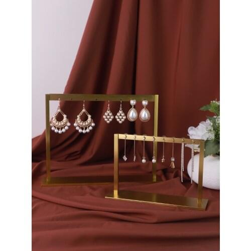 Metal Pendant Earrings Display Holder Frame Jewelry Display Stand Earrings Display Rack