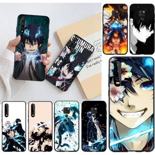 CUTEWANAN Blue Exorcist Anime Custom Soft Phone Case for Huawei P40 P30 P20 lite Pro Mate 30 20 Pro P Smart 2019 prime