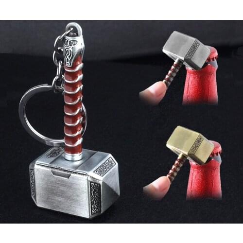 Beer Bottle Openers Multifunction Hammer of Thor Shaped Beer Bottle Opener with Long Handle Bottler Hammer Opener Beer Tools