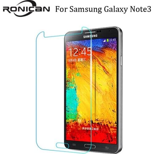 RONICAN 2.5D Tempered Glass For Samsung Galaxy Note 3 III N9000 N9005 5.7" Anti-Shock Toughened Screen Protector Protective Film