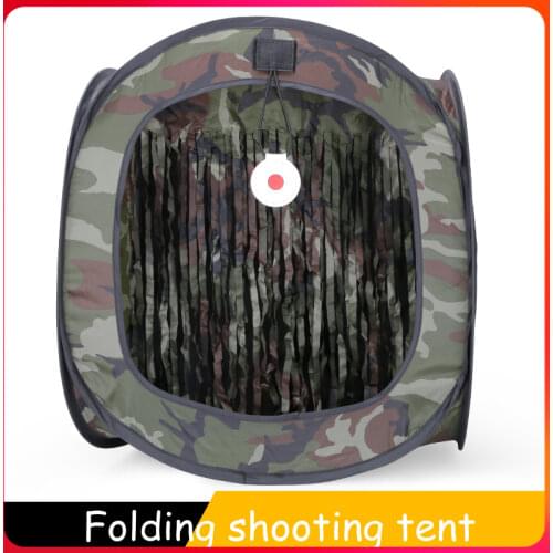Tactical Tent Portable Camouflage Training Hunting Shooting Targets Airsoft Paintball Foldable BB Bullet Slingshot Target Box