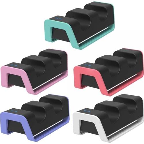 LED Indicator Fast Charging Dual Slot Dock Charger Station Stand Base Power Supply Charge Cable For PS5 Wireless Game Controller
