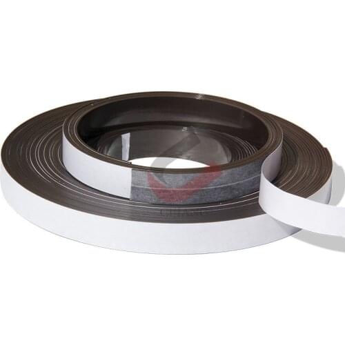 1 Roll (3 M) Self Adhesive Rubber Magnetic Tape for DIY Blackboard Office Neodymium Magnet Adsorption Magnetic Strip