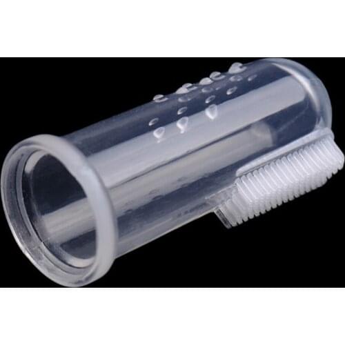 1pcs Pet Dog Finger Toothbrush Puppy Teeth Care Brush Soft Dog Cat Cleaning Toothbrushes Bad Breath Dog Accessories