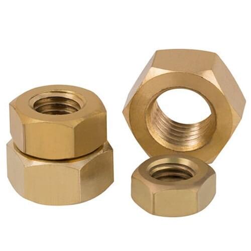 5pcs M5 M6 M8 M10 M12 brass Hex nuts Hexagon nut hexagonal sleeves