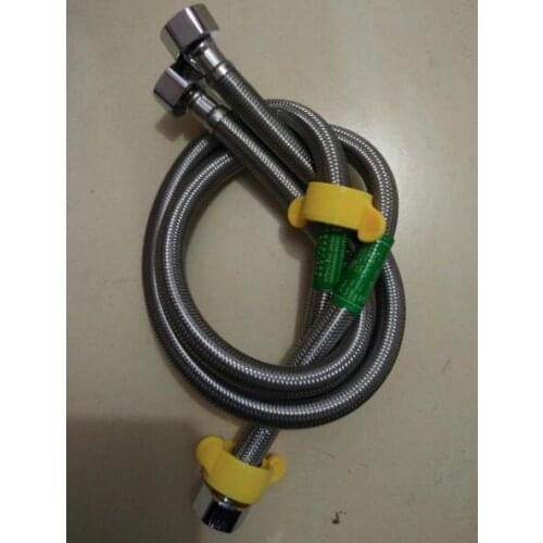 60cm High temperature resistant explosion-proof Nylon yarn braided tube inlet pipe Plumbing Hoses with plastic screw wrench