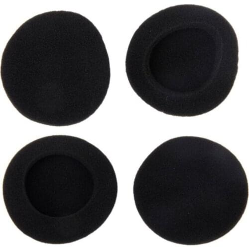 8 Pair Earphone Covers: 4 Pair 55Mm Replacement Earphone Pad Covers & 4 Pair 60Mm Pad Covers for Headset Headphone Black