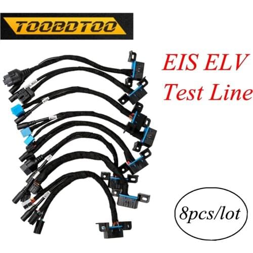 8pcs/Set EIS/ELV Test Cables For Mercedes EIS ELV Maintenance Line Works With VVDI MB BGA & CGDI Prog MB Detection Key Best Wire