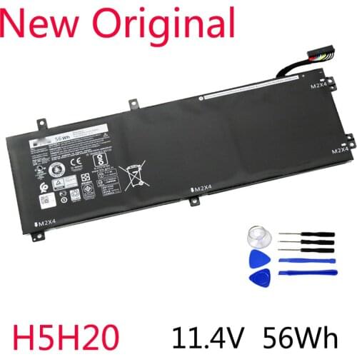 11.4V 56Wh New H5H20 Laptop Battery For DELL XPS 15 9560 9570 15-9560-D1845 Precision M5520 5530 62MJV M7R96 05041C 5D91C
