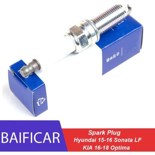 Baificar Brand New Genuine 4PCS Engine Ignition Spark Plug 18849-11070 For Hyundai 15-16 Sonata LF KIA 16-18 Optima