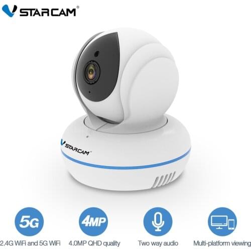 Vstarcam C22Q 4MP Two-Way Audio Wireless 2.4G/5G WiFi 1080P IP Camera Night Vision Surveillance Motion Detection Baby Monitor