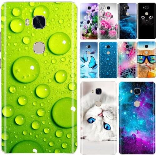 For Huawei Honor 5X Case TPU Soft Cartoon Back Cover Fashion Case For Honor 5 X KIW-L21 L22 Honor 5x Phone Case Coque