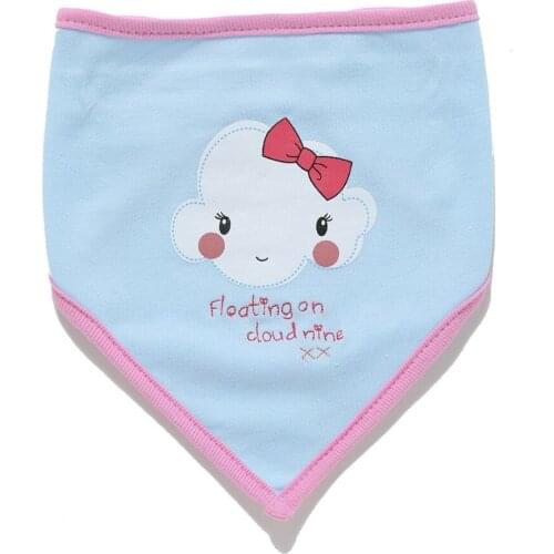 Infant Apron Baby Bibs for babies newborn Cotton Triangle 2 layer print bib For Boys Girls 0-2 years Baby feeding Accessories