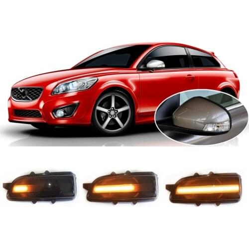 Suitable for Volvo C30 533 2006-2013 C70 MKII 2007-2013 Facelift Dynamic LED Blinker Indicator Mirror Turn Light Signal Repeater